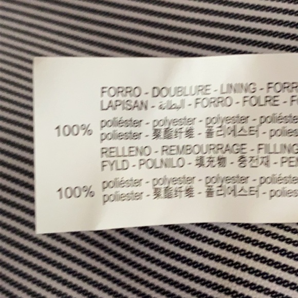 NWT. Zara Blue Pinstripe Quilted Shoulder Bag. - Picture 8 of 11